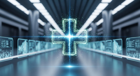 Modern Healthcare and Medical Technology Concept Background.
