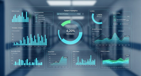 Modern Healthcare and Medical Technology Concept Background.