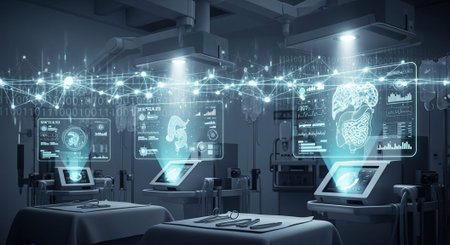 Modern Healthcare and Medical Technology Concept Background.