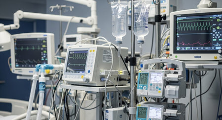 Modern Healthcare and Medical Technology Concept Background.