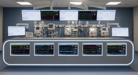 Modern Healthcare and Medical Technology Concept Background.