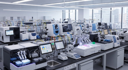 Modern Healthcare and Medical Technology Concept Background.