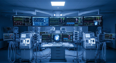 Modern Healthcare and Medical Technology Concept Background.