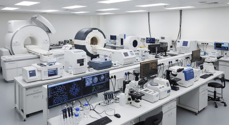Modern Healthcare and Medical Technology Concept Background.