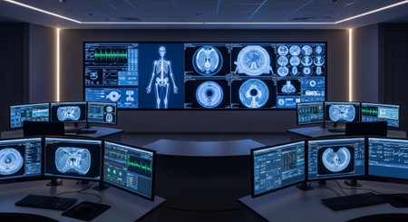 Modern Healthcare and Medical Technology Concept Background.