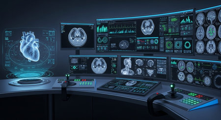 Modern Healthcare and Medical Technology Concept Background.