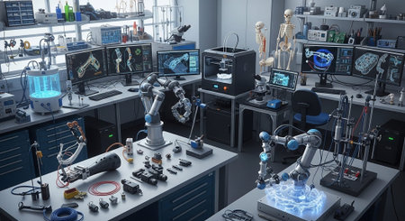 Modern Healthcare and Medical Technology Concept Background.