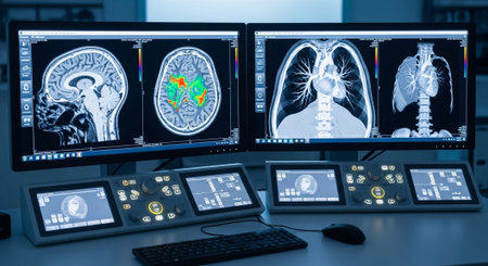 Modern Healthcare and Medical Technology Concept Background.