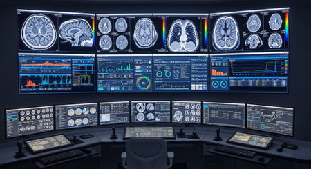Modern Healthcare and Medical Technology Concept Background.