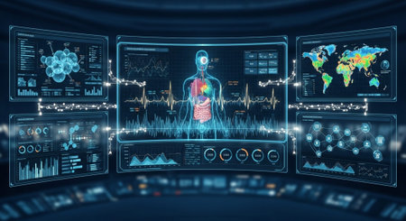 Modern Healthcare and Medical Technology Concept Background.