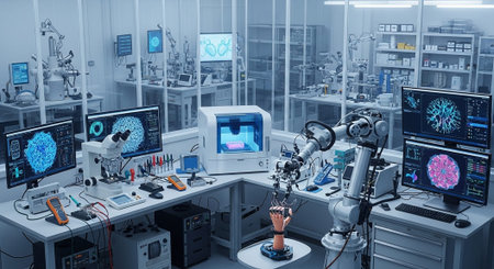 Modern Healthcare and Medical Technology Concept Background.