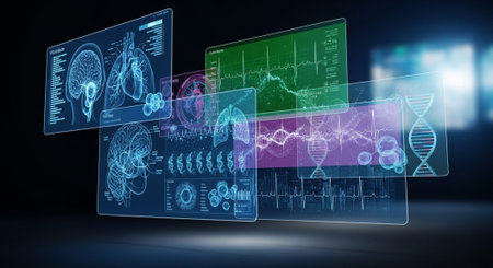 Modern Healthcare and Medical Technology Concept Background.