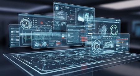 Modern Healthcare and Medical Technology Concept Background.
