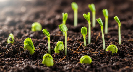 Colorful Garden Nature and Organic Farming Background.