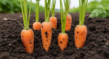Colorful Garden Nature and Organic Farming Background.