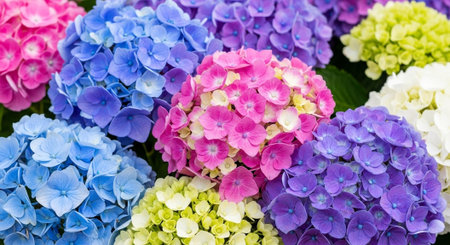 Colorful Garden Nature and Organic Farming Background.