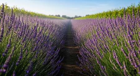 Colorful Garden Nature and Organic Farming Background.