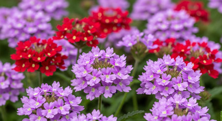 Colorful Garden Nature and Organic Farming Background.