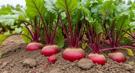 Colorful Garden Nature and Organic Farming Background.