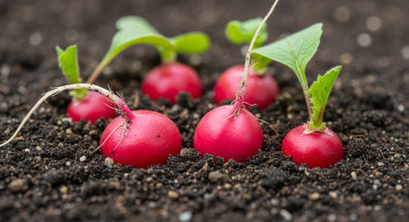 Colorful Garden Nature and Organic Farming Background.
