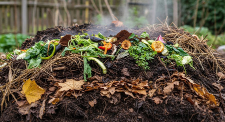 Colorful Garden Nature and Organic Farming Background.