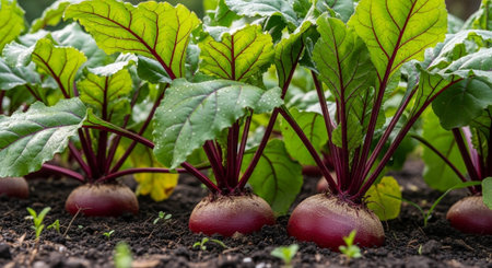Colorful Garden Nature and Organic Farming Background.