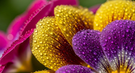 Colorful Garden Nature and Organic Farming Background.