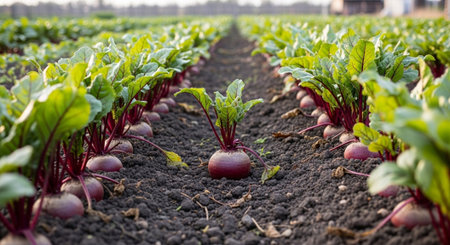 Colorful Garden Nature and Organic Farming Background.