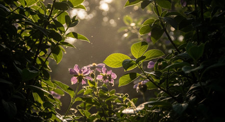 Colorful Garden Nature and Organic Farming Background.