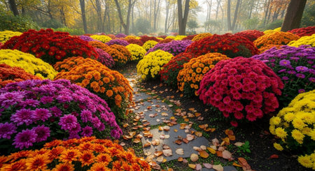 Colorful Garden Nature and Organic Farming Background.