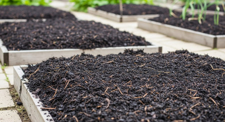 Colorful Garden Nature and Organic Farming Background.