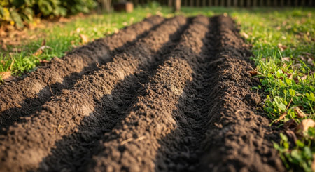 Colorful Garden Nature and Organic Farming Background.