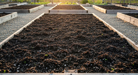 Colorful Garden Nature and Organic Farming Background.