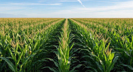 Colorful Garden Nature and Organic Farming Background.