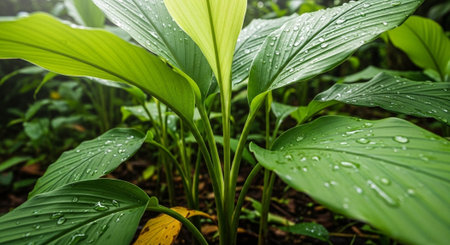 Colorful Garden Nature and Organic Farming Background.