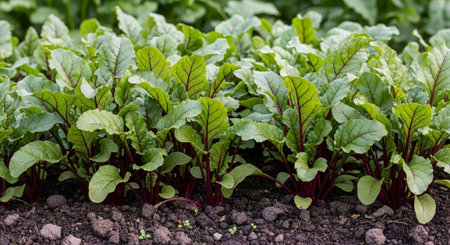 Colorful Garden Nature and Organic Farming Background.