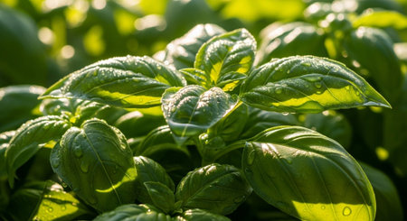 Colorful Garden Nature and Organic Farming Background.