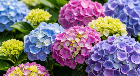 Colorful Garden Nature and Organic Farming Background.