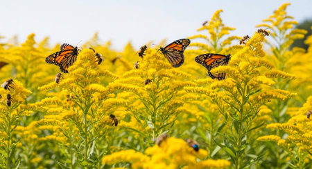 Colorful Garden Nature and Organic Farming Background.