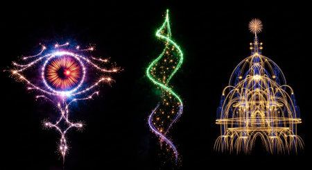 Premium Abstract Background Collection with Light Effects Seasonal Elements and Creative Designs.