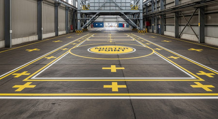 Advanced Industrial Factory and Energy Production Facility with Modern Machinery and Infrastructure.