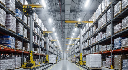 Advanced Industrial Factory and Energy Production Facility with Modern Machinery and Infrastructure.