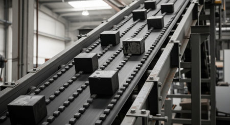 Advanced Industrial Factory and Energy Production Facility with Modern Machinery and Infrastructure.