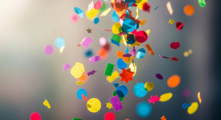Colorful Kids Toys and Rainbow Geometric Abstract Backgrounds.