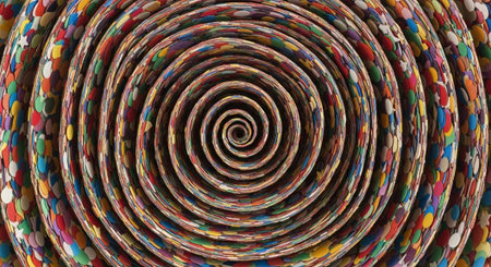 Colorful Kids Toys and Rainbow Geometric Abstract Backgrounds.