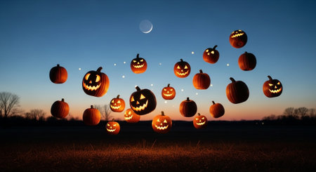 Halloween Night Scenery Collection.