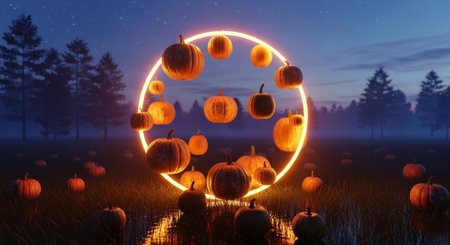 Halloween Night Scenery Collection.