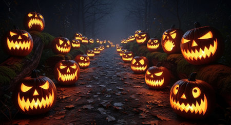 Halloween Night Scenery Collection.