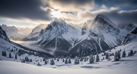 Beautiful Nature Landscape Background Collection.