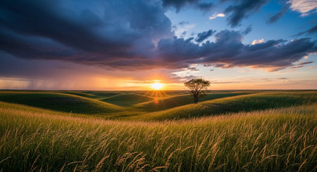 Beautiful Nature Landscape Background Collection.